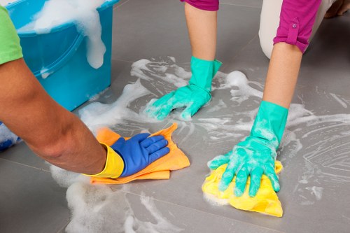 Carpet cleaning safety policy introduction with staff and equipment