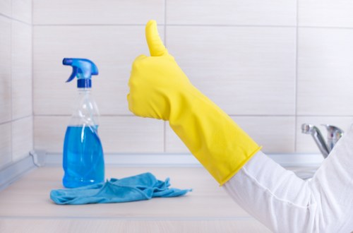 Sustainable carpet cleaning operations with recycling and waste separation practices