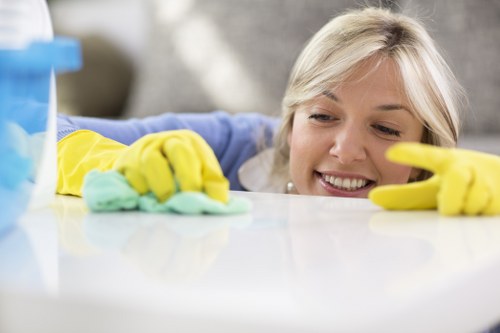 Hot water extraction equipment used for carpet cleaning