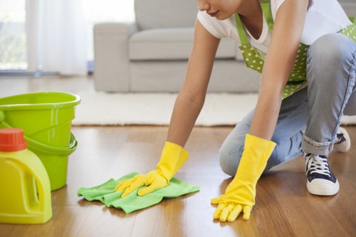 Clean carpet fibres after steam cleaning treatment